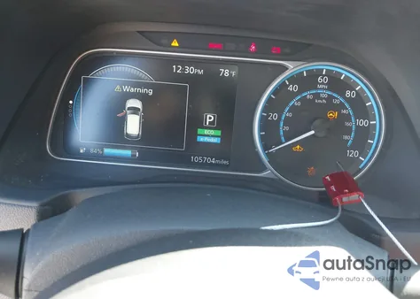 2019 Nissan Leaf Sv из США, поврежденный, VIN 1N4AZ1CP6KC307768